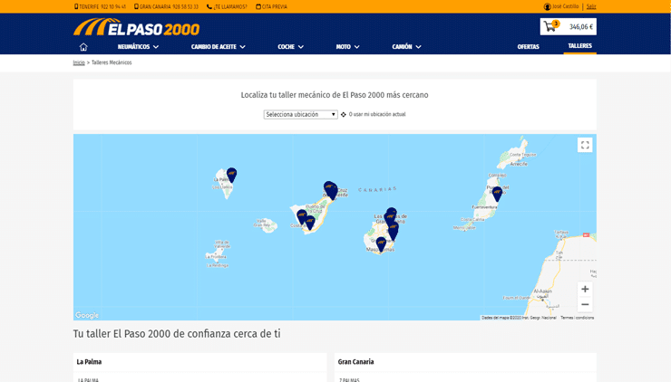 localizador de talleres de el paso 2000